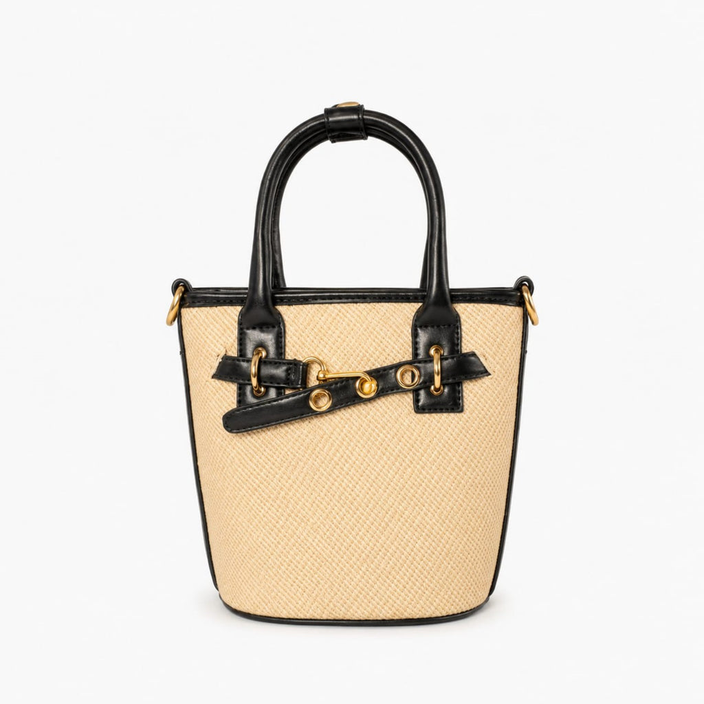 Tevano Isla Woven Mini Tote Bag