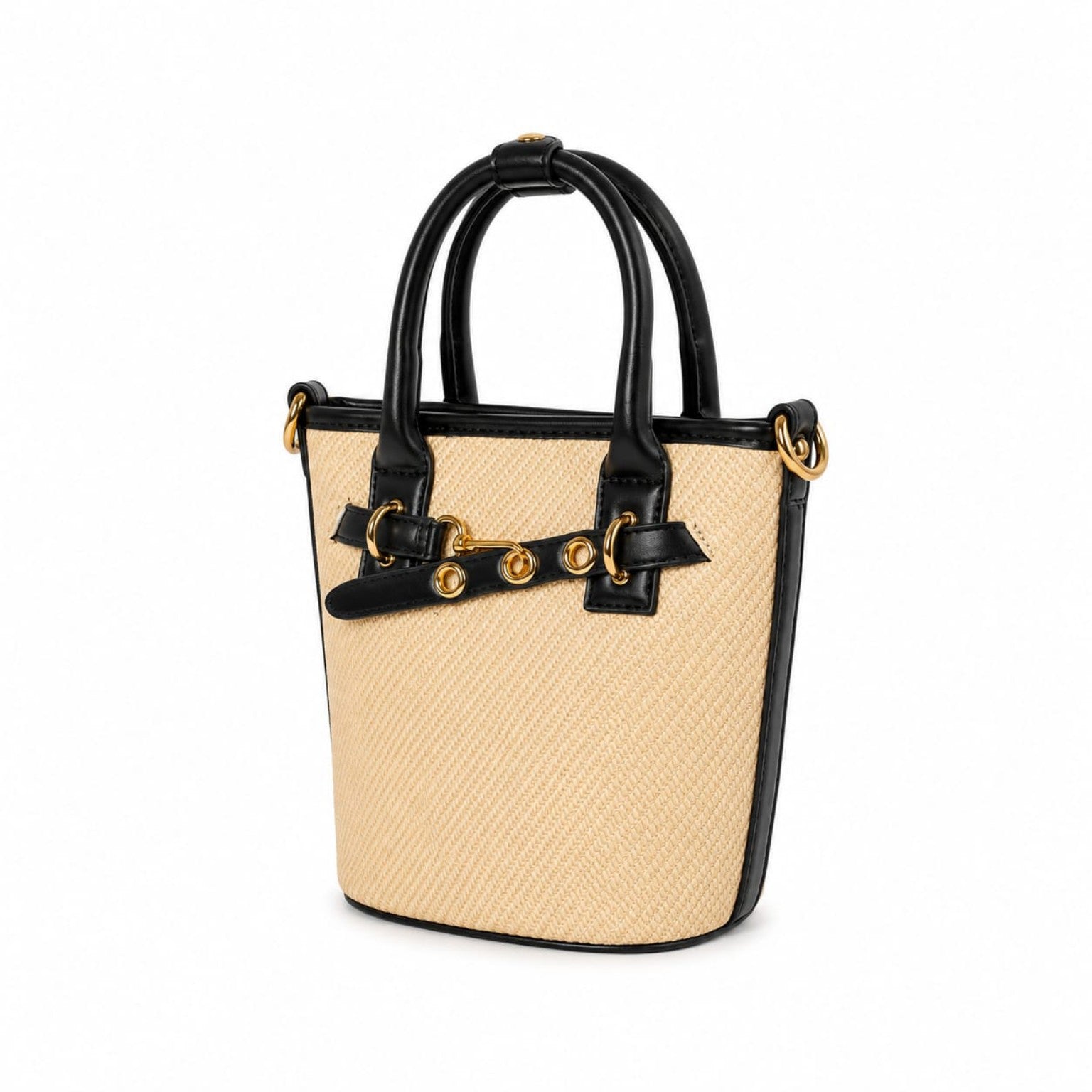 Tevano Isla Woven Mini Tote Bag