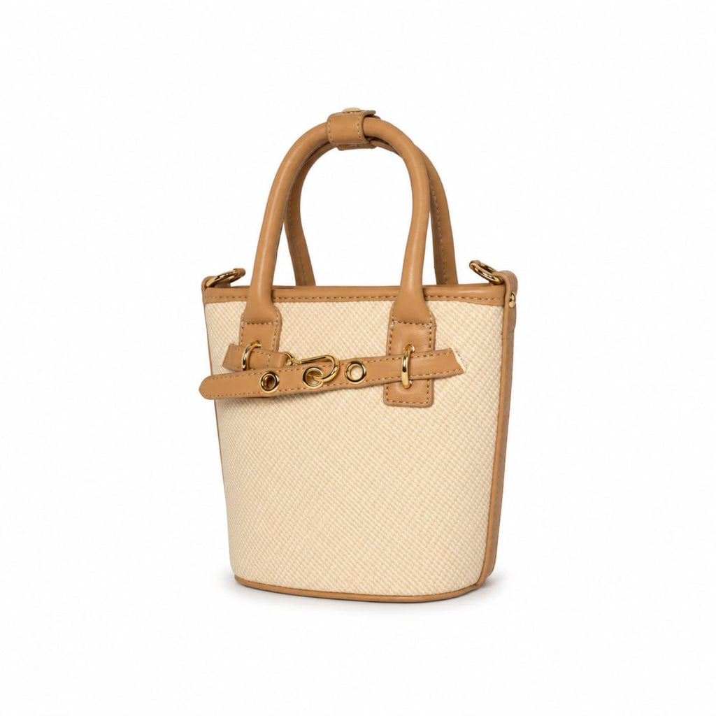 Tevano Isla Woven Mini Tote Bag