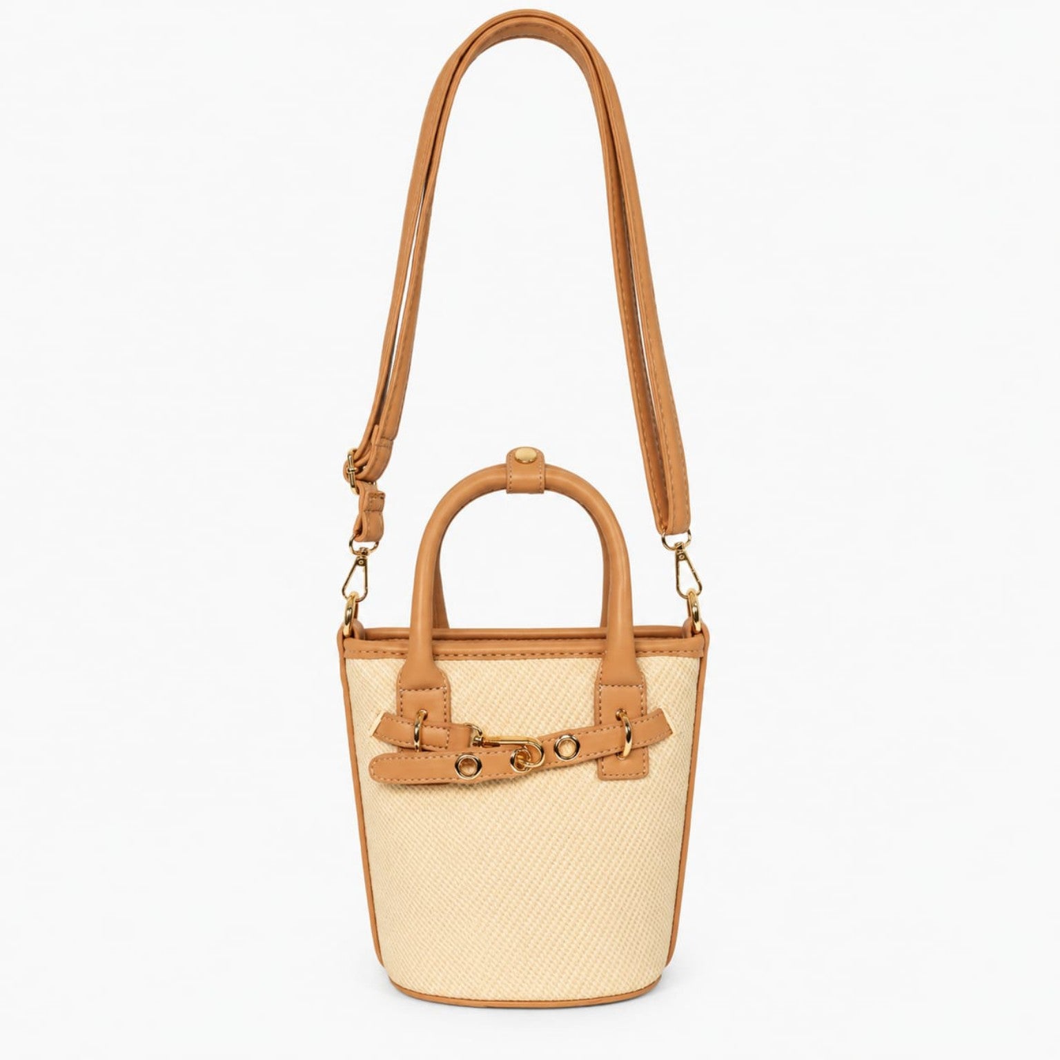 Tevano Isla Woven Mini Tote Bag