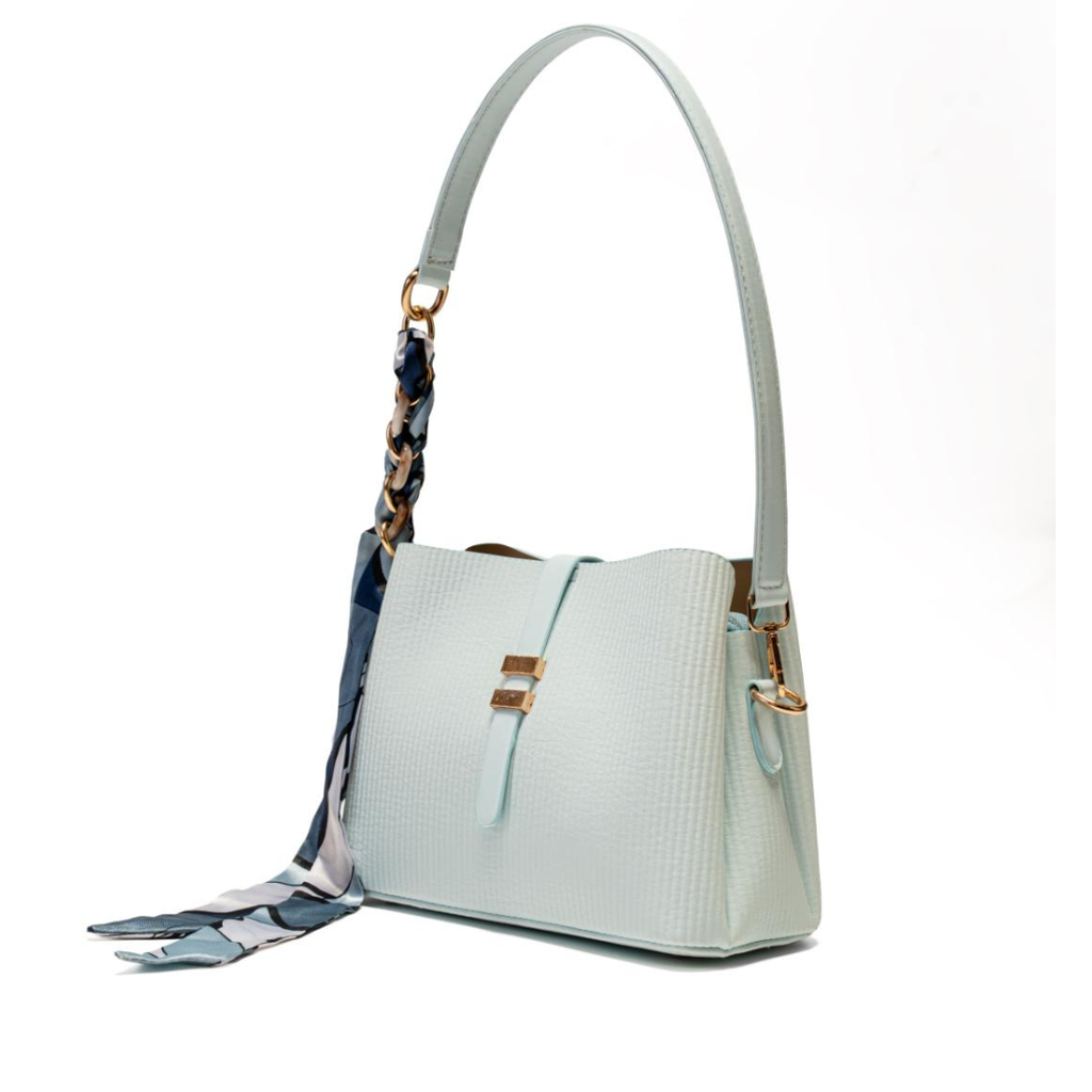 Aura Shoulder Bag With Silk Scarf