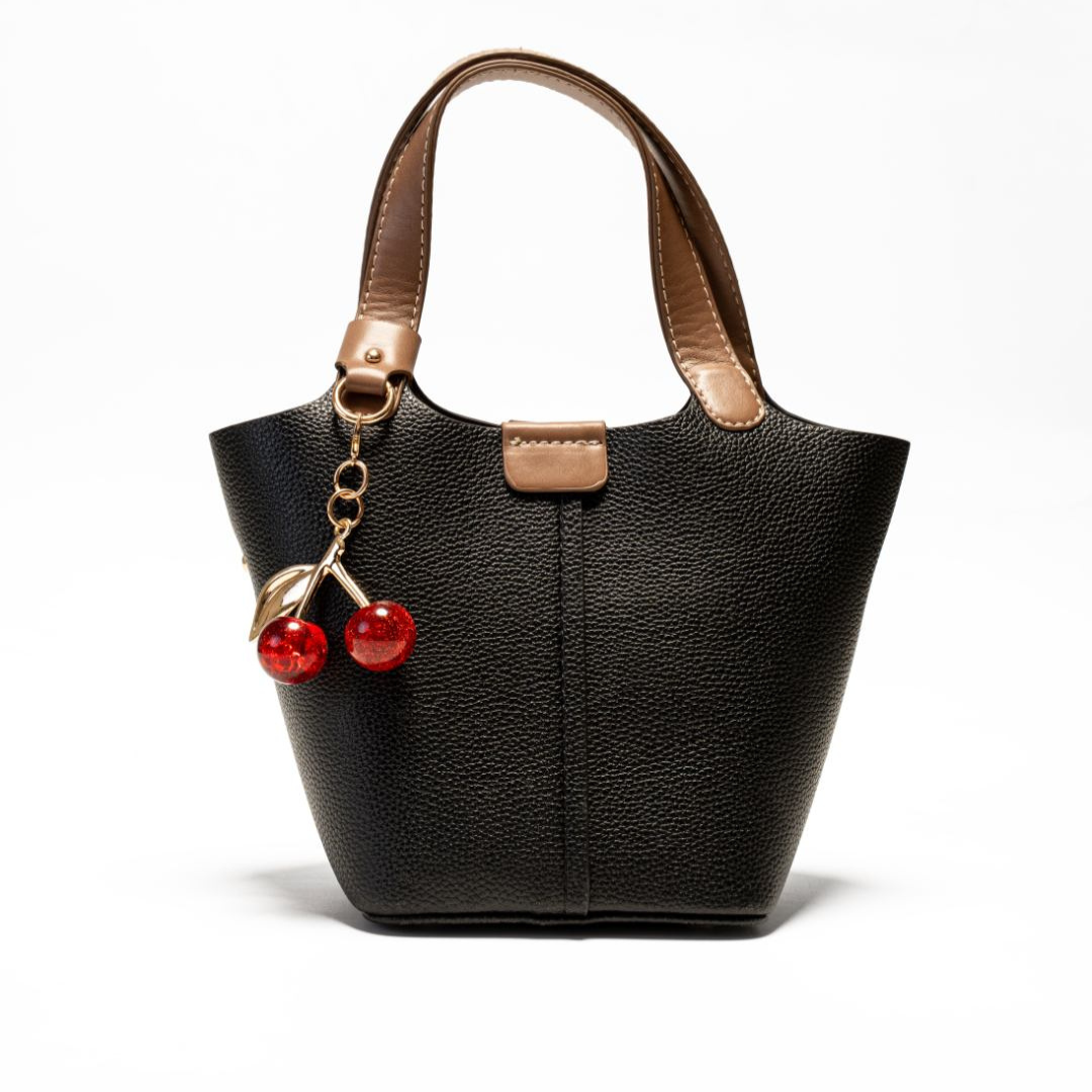 Cherry Duo Leather Tote Bag