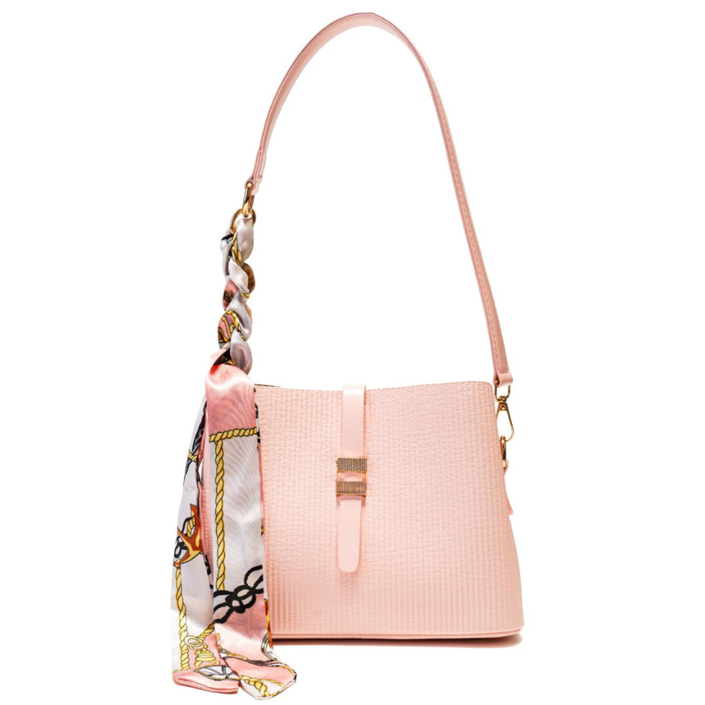 Aura Shoulder Bag With Silk Scarf