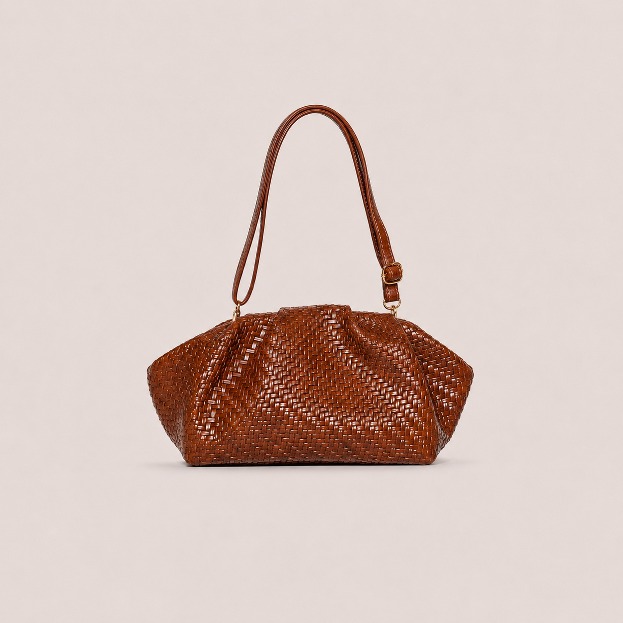 Tevano Woven Luxe Shoulder Bag
