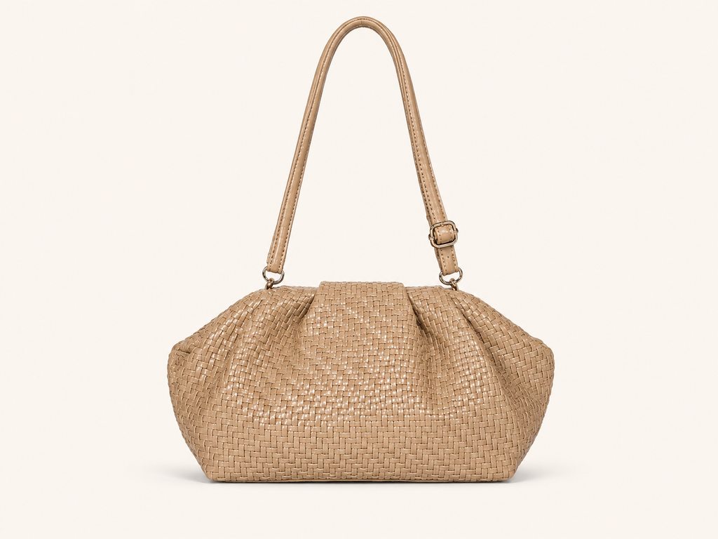 Tevano Woven Luxe Shoulder Bag