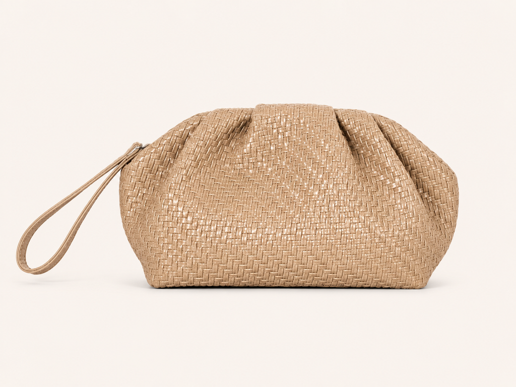Tevano Woven Luxe Shoulder Bag