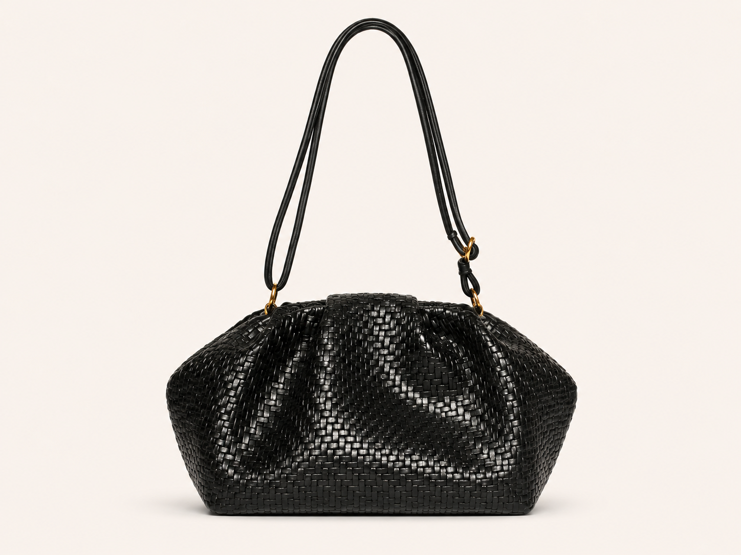 Tevano Woven Luxe Shoulder Bag