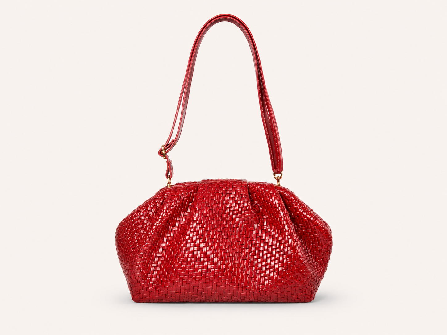 Tevano Woven Luxe Shoulder Bag
