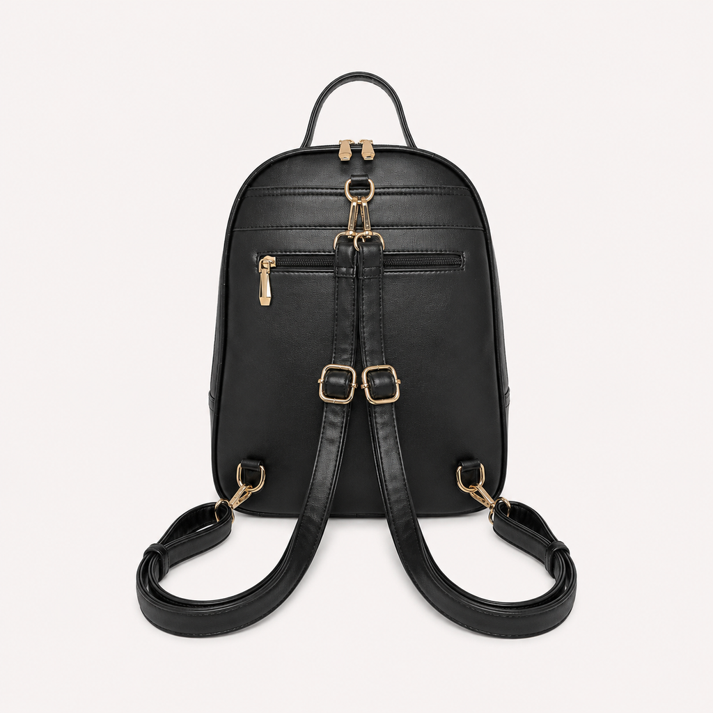 Tevano Floral Embossed Backpack