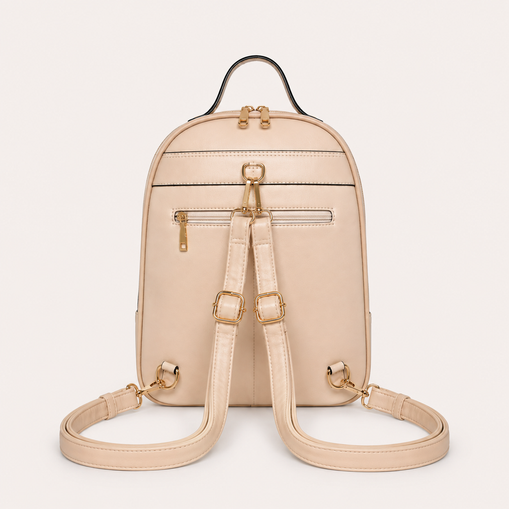 Tevano Floral Embossed Backpack