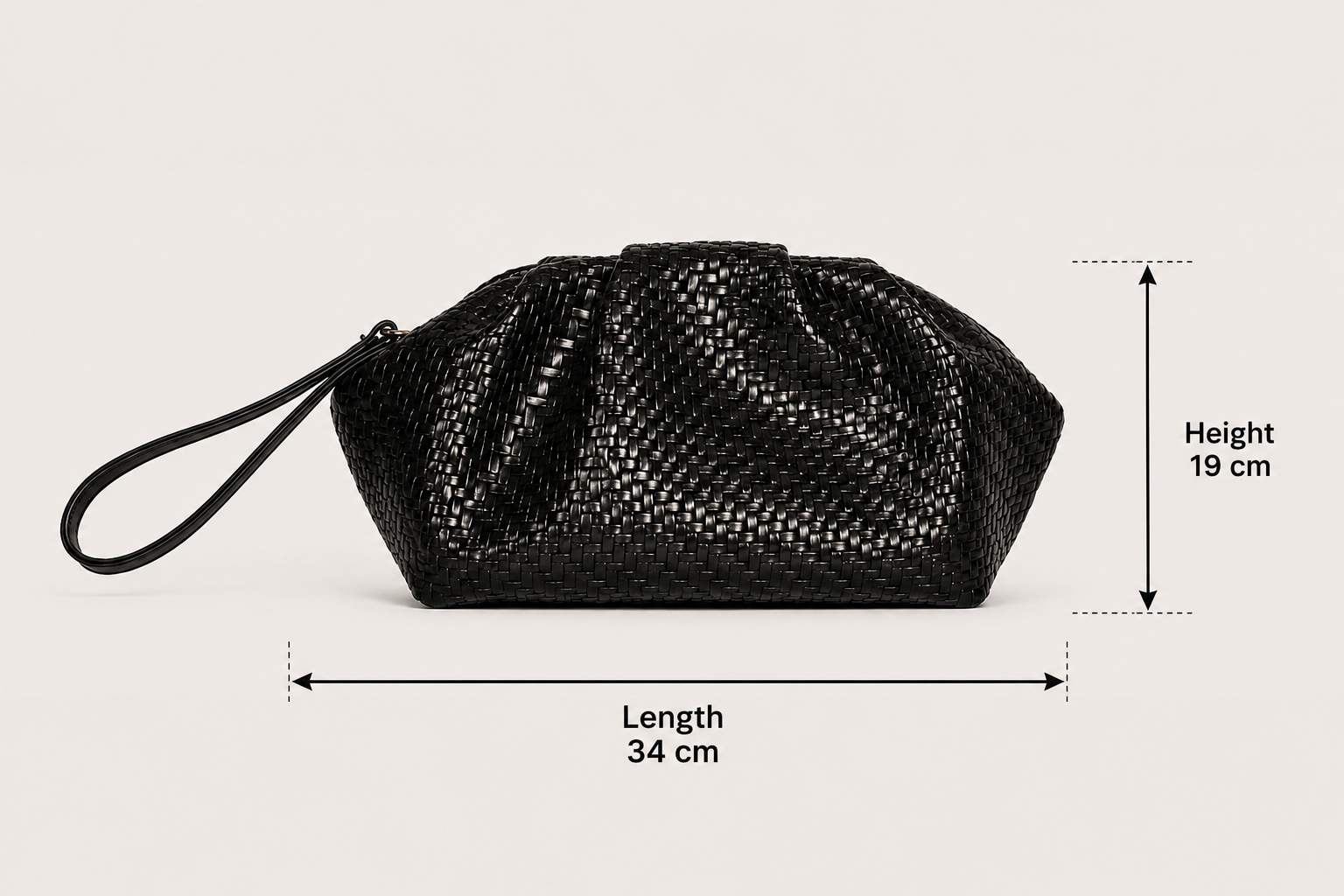 Tevano Woven Luxe Shoulder Bag
