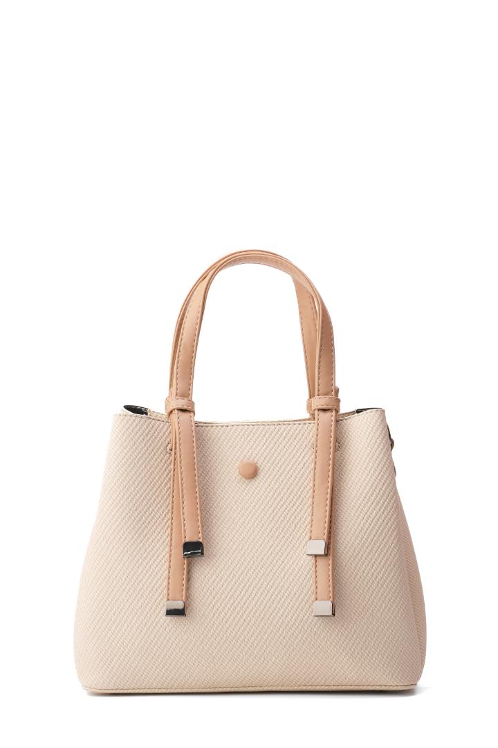 Tevano Aria Structured Handbag – Caramel Tan