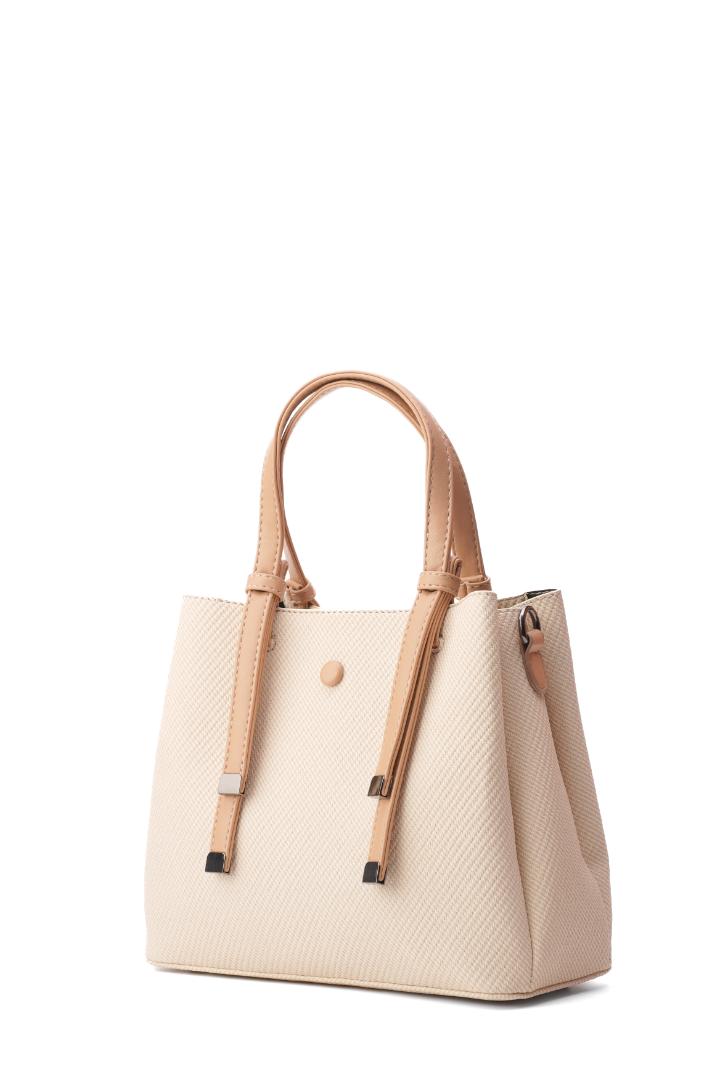 Tevano Aria Structured Handbag – Caramel Tan