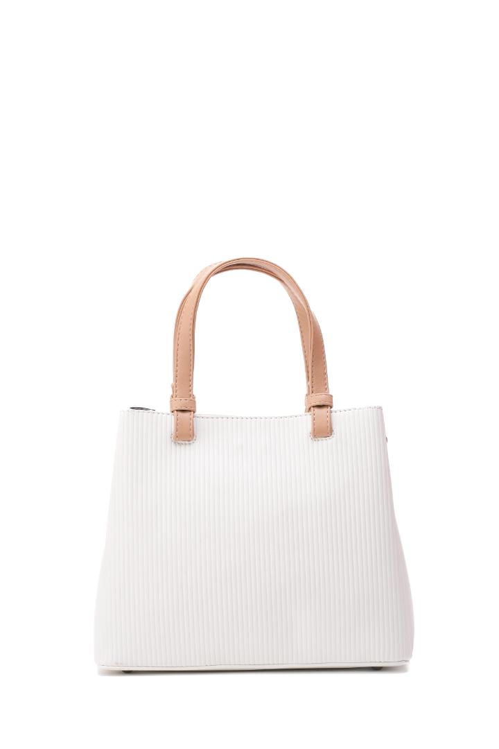 Tevano Aria Structured Handbag – Pure White
