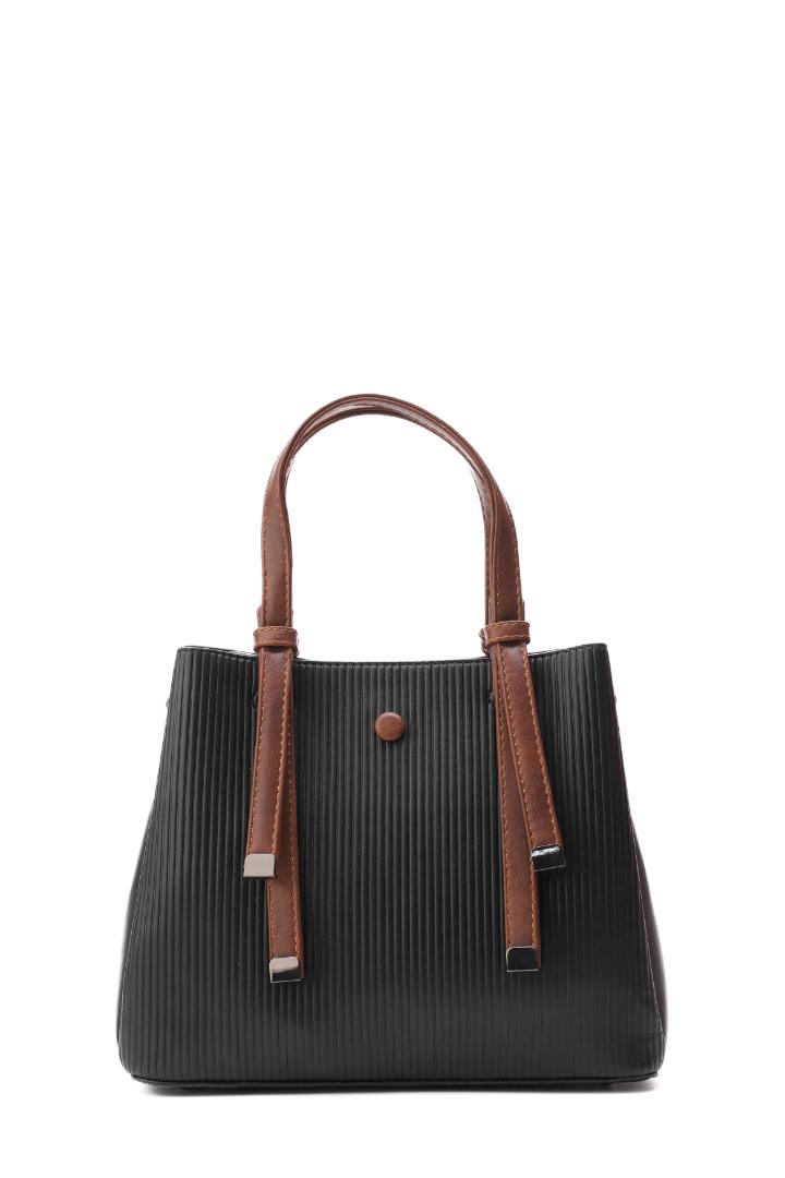 Tevano Aria Structured Handbag – Classic Black