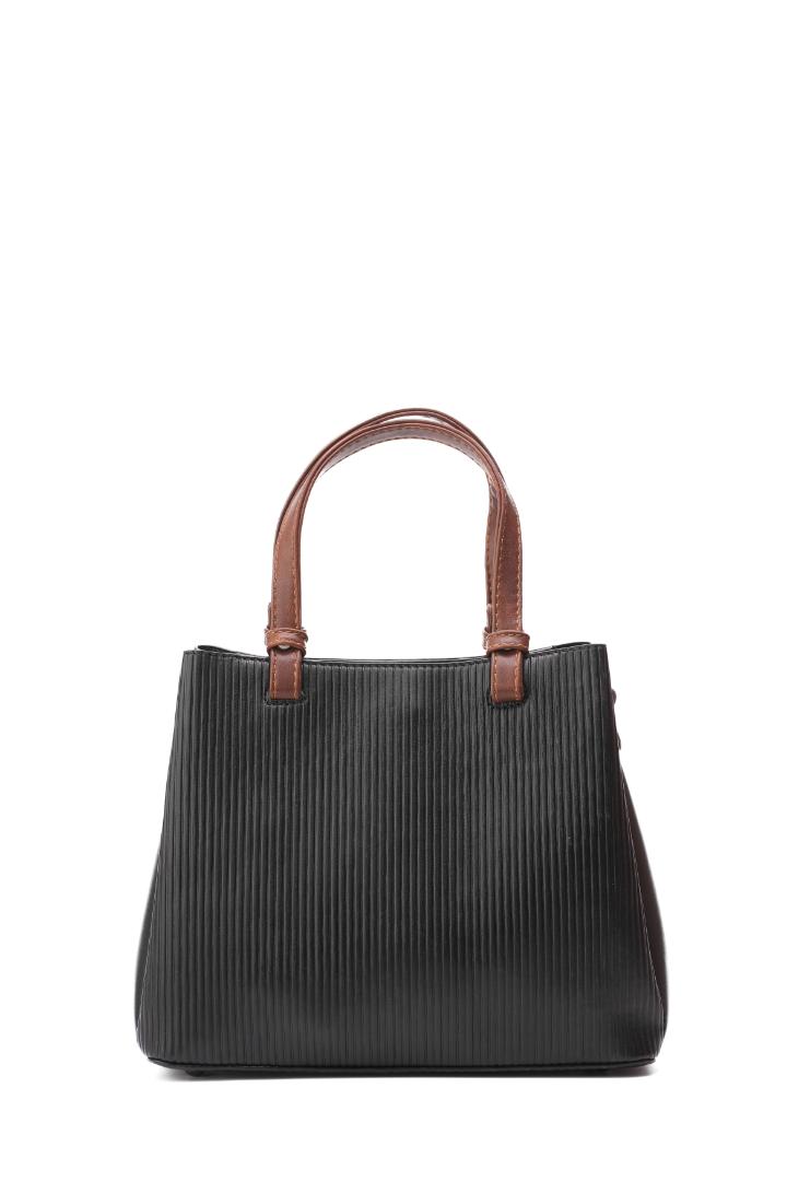 Tevano Aria Structured Handbag – Classic Black