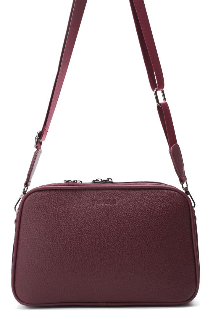 Tevano Verona Crossbody Bag – Maroon