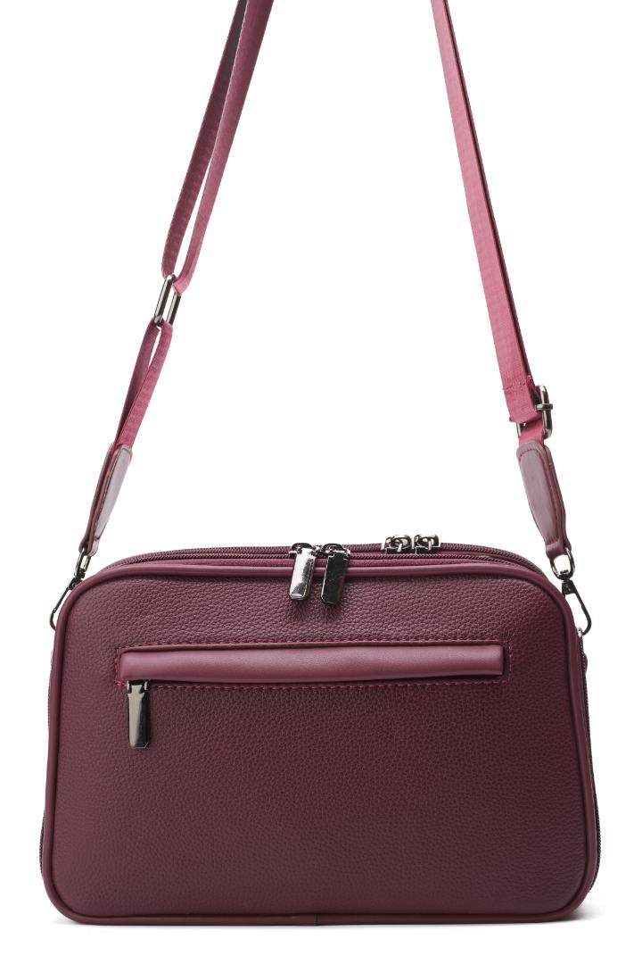 Tevano Verona Crossbody Bag – Maroon