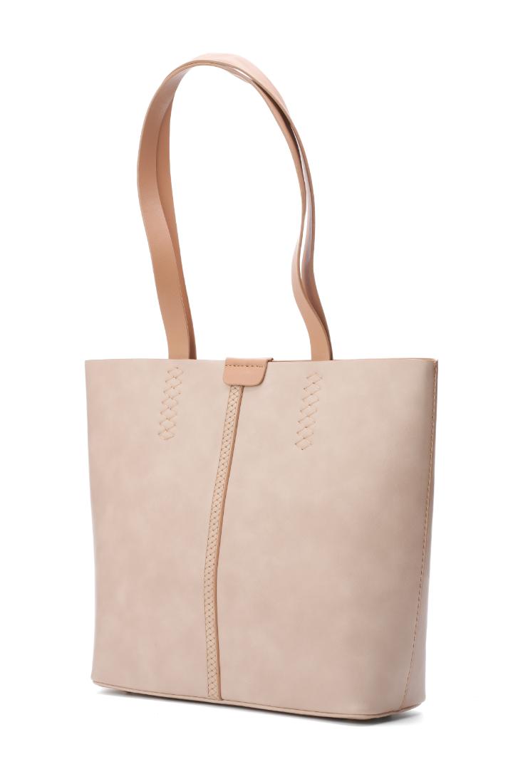 Tevano Willow Soft Tote Bag – Beige