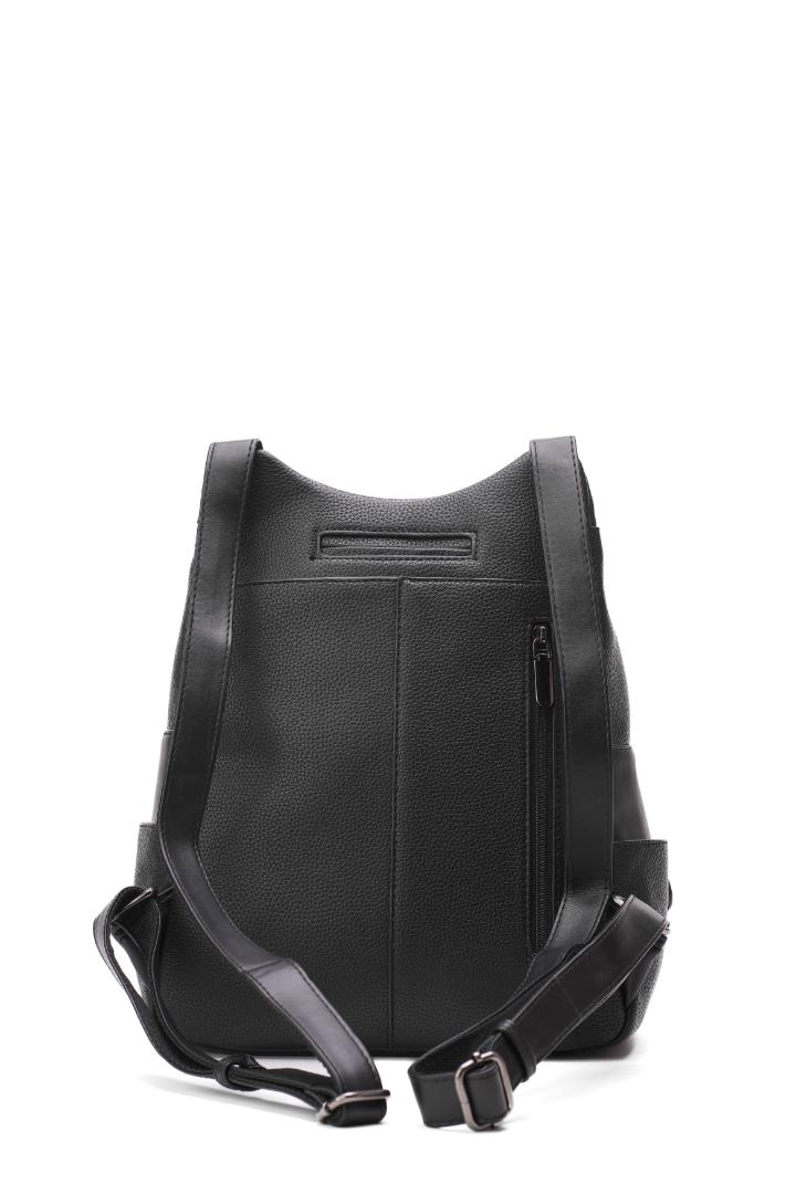 Tevano Ribbed Convertible Backpack – Cream