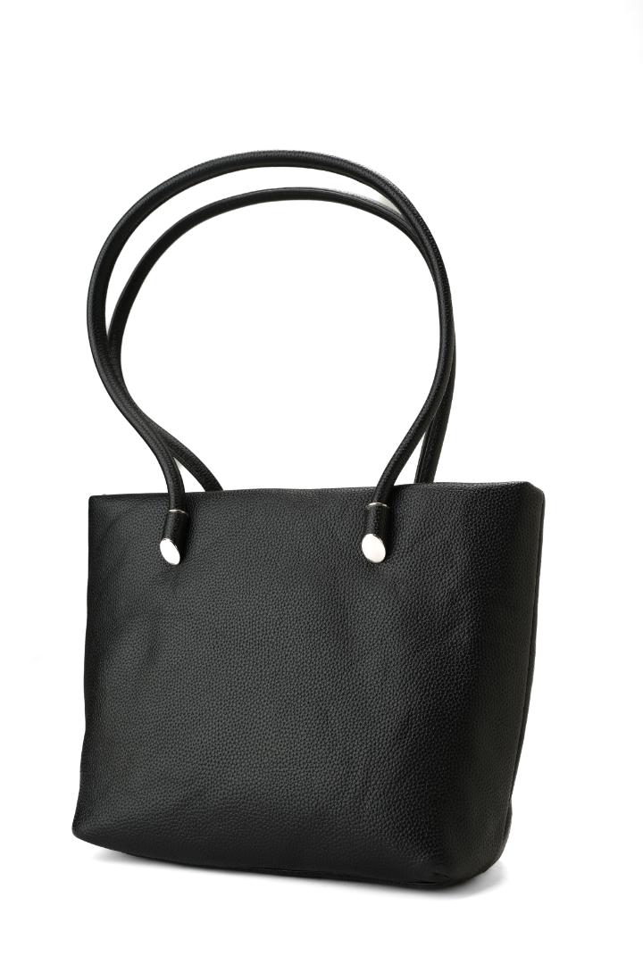 Tevano Aria Mini Soft Tote – Black Pebbled