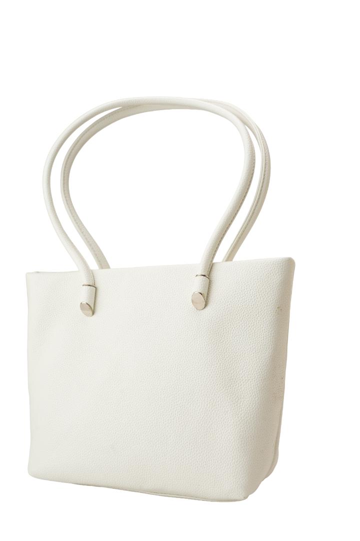 Tevano Aria Mini Soft Tote – Cream White