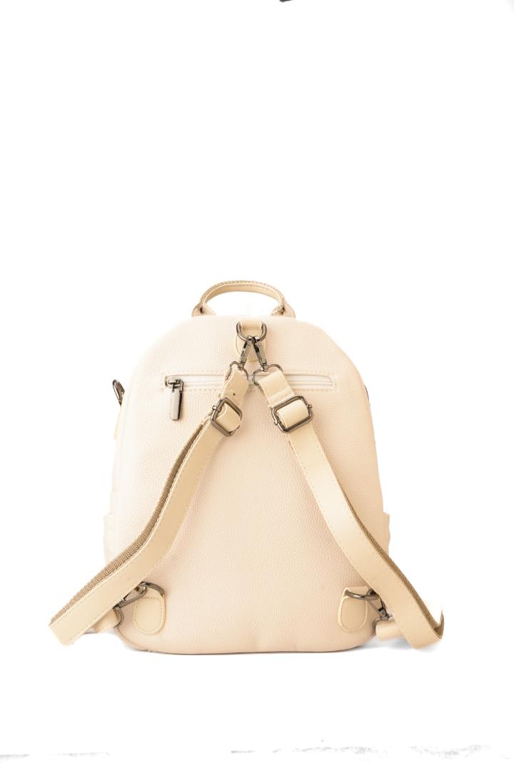 Tevano Aria Convertible Mini Backpack – Cream White