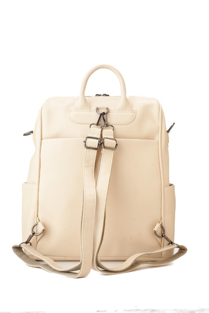 Tevano Nova Convertible Backpack – Cream White