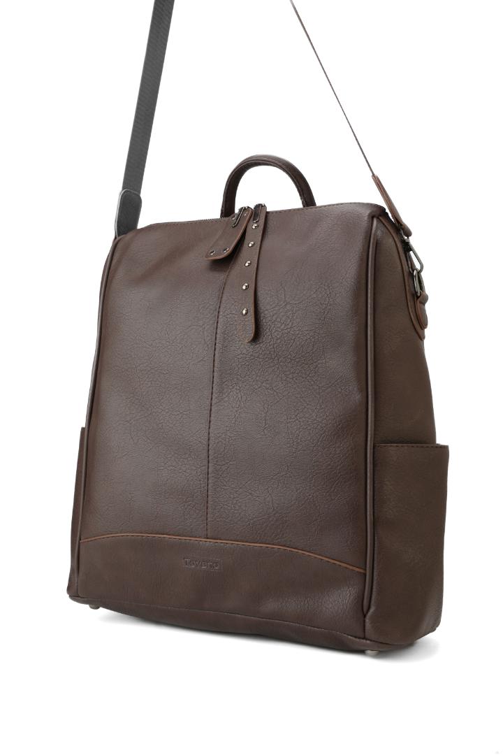 Tevano Nova Convertible Backpack – Chocolate Brown