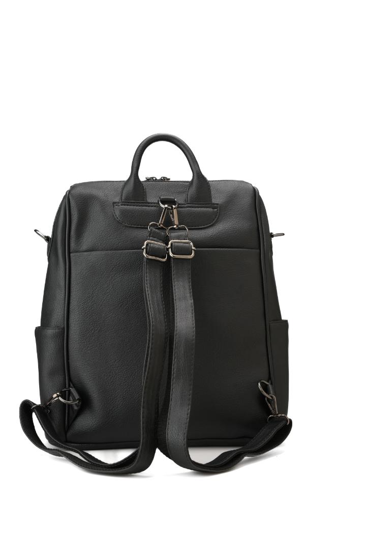 Tevano Nova Convertible Backpack – Jet Black