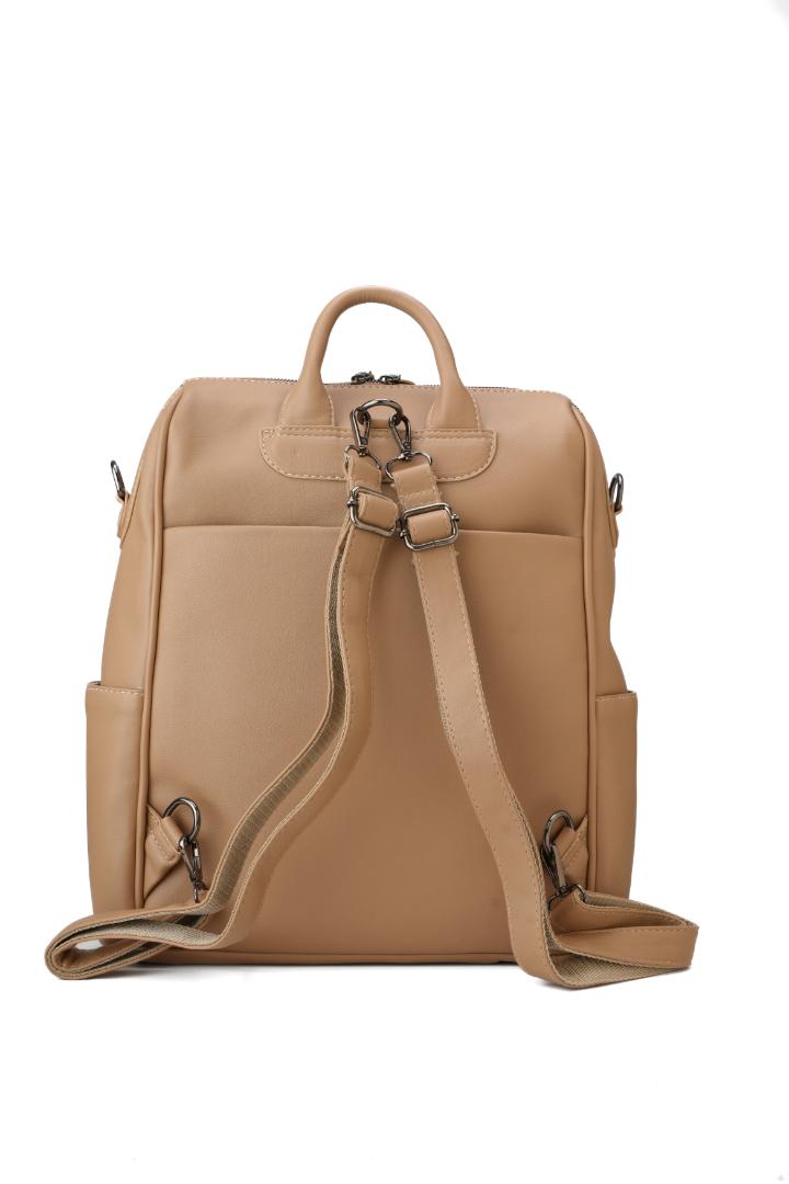 Tevano Nova Convertible Backpack – Caramel Tan