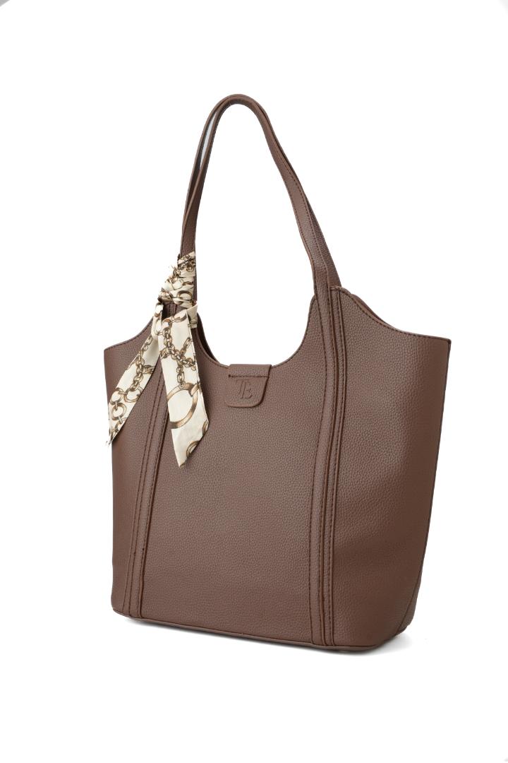 SilkEase Tote – Mocha Brown