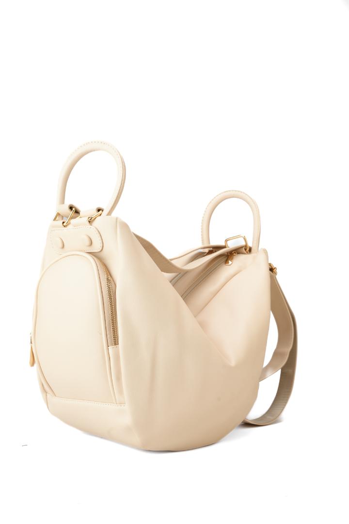 Tevano Mila Convertible Backpack – Soft Beige