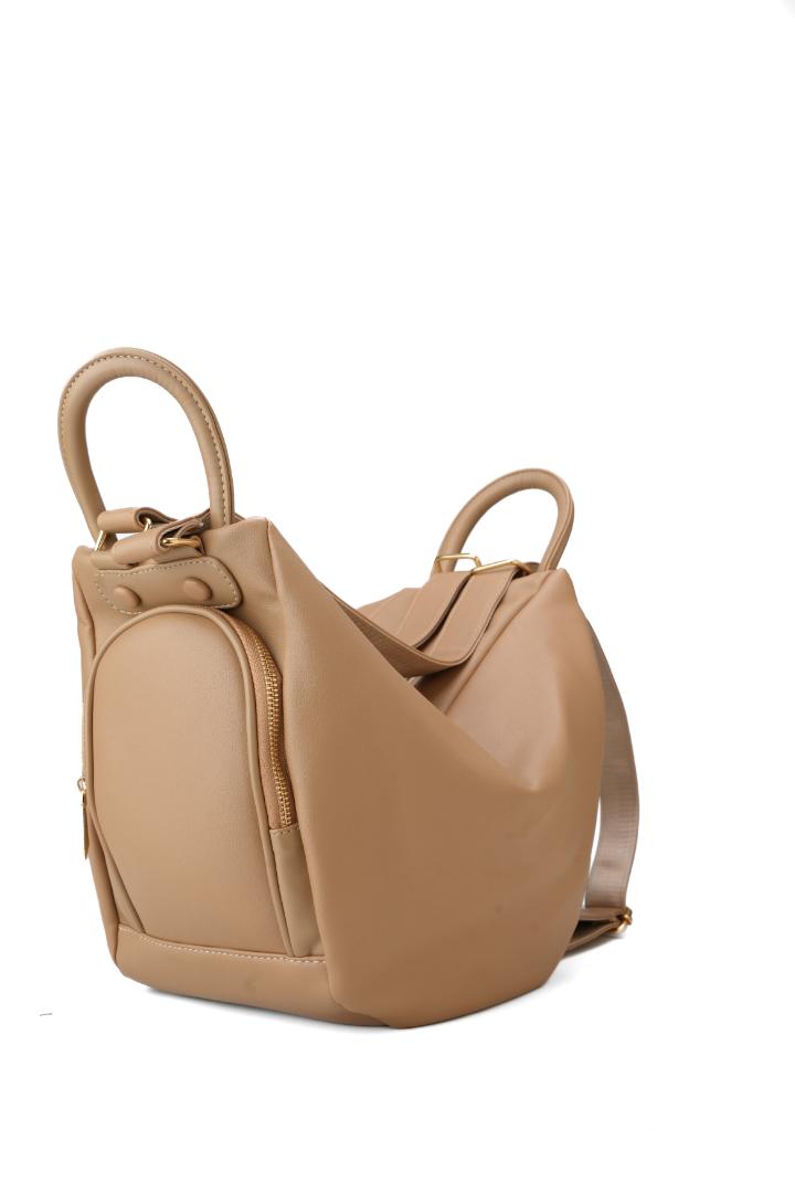 Tevano Mila Convertible Backpack – Camel Brown