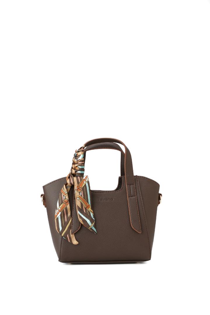 Tevano Livia Mini Tote – Coffee Brown
