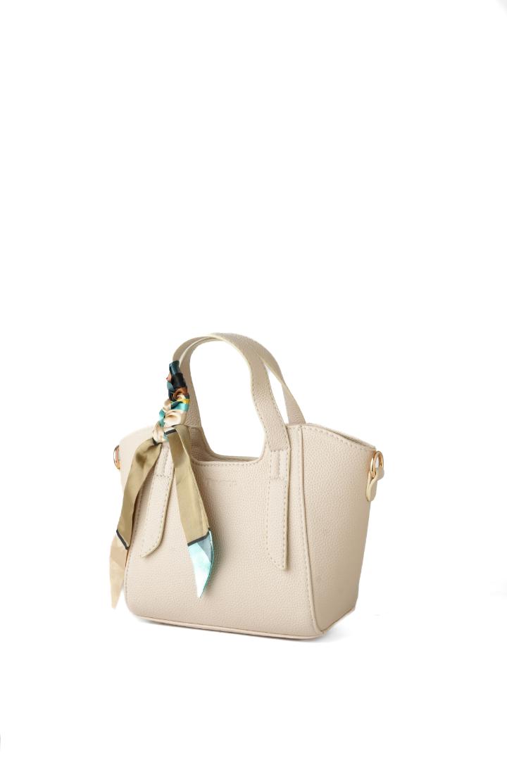 Tevano Livia Mini Tote – Cream