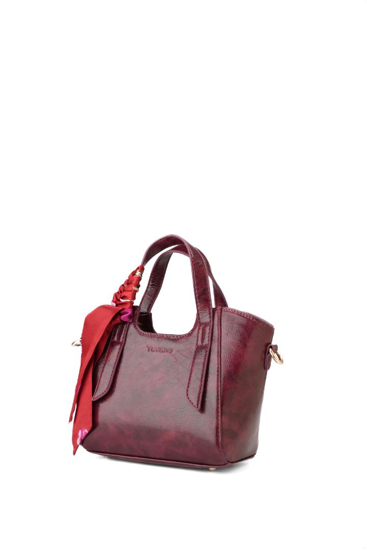Tevano Livia Mini Tote – Vintage Burgundy