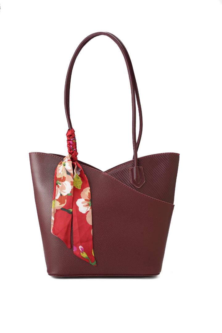 Tevano Liora Everyday Tote – Wine Red