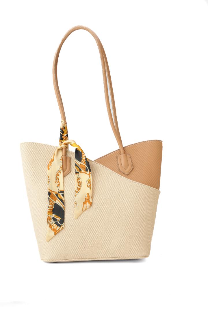 Tevano Bella Tote Bag – Beige