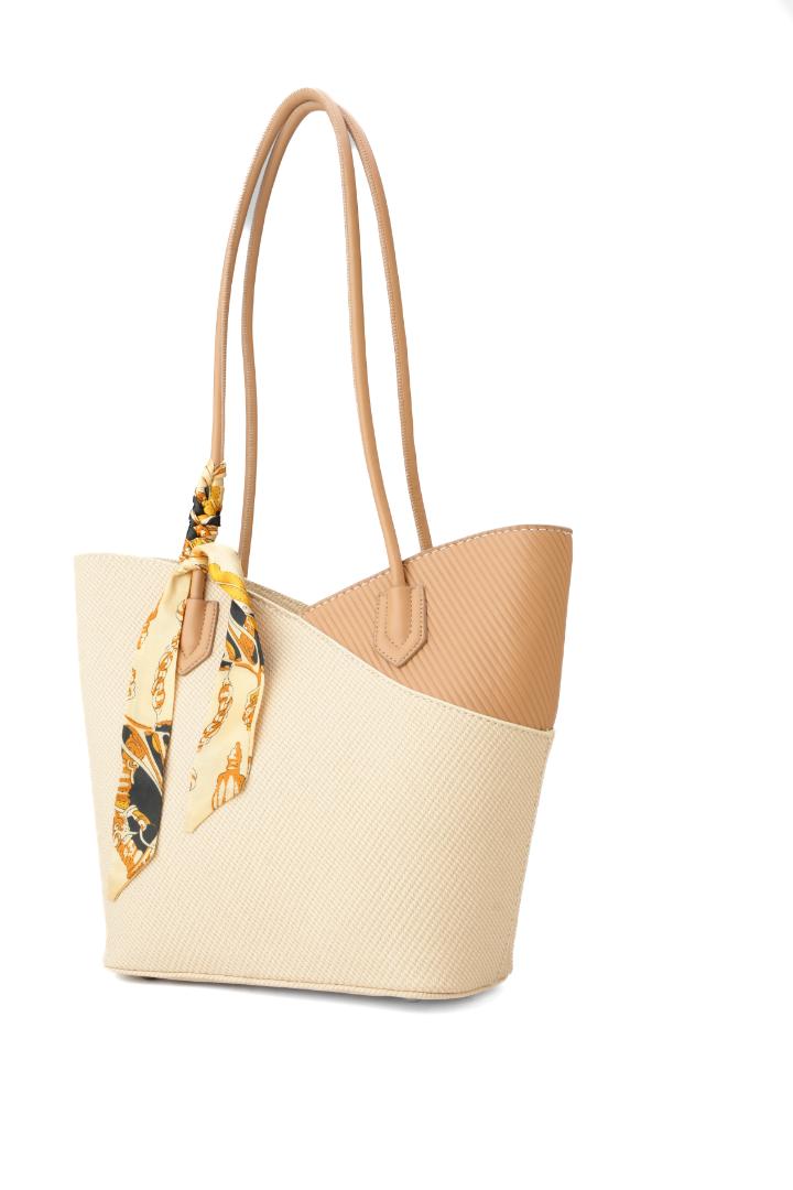 Tevano Bella Tote Bag – Beige