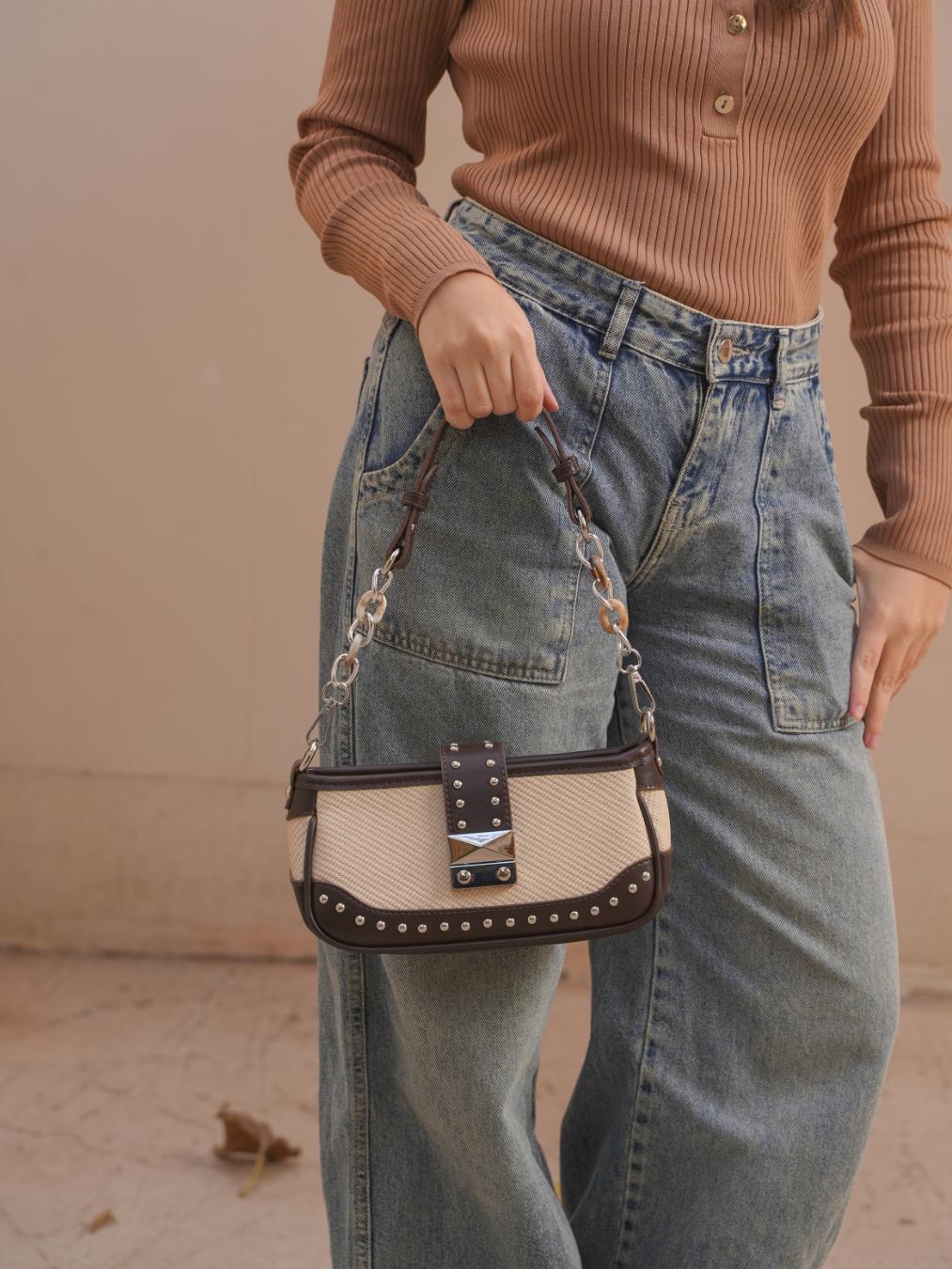 Tevano Mini Chain Shoulder Bag – Elegant & Versatile