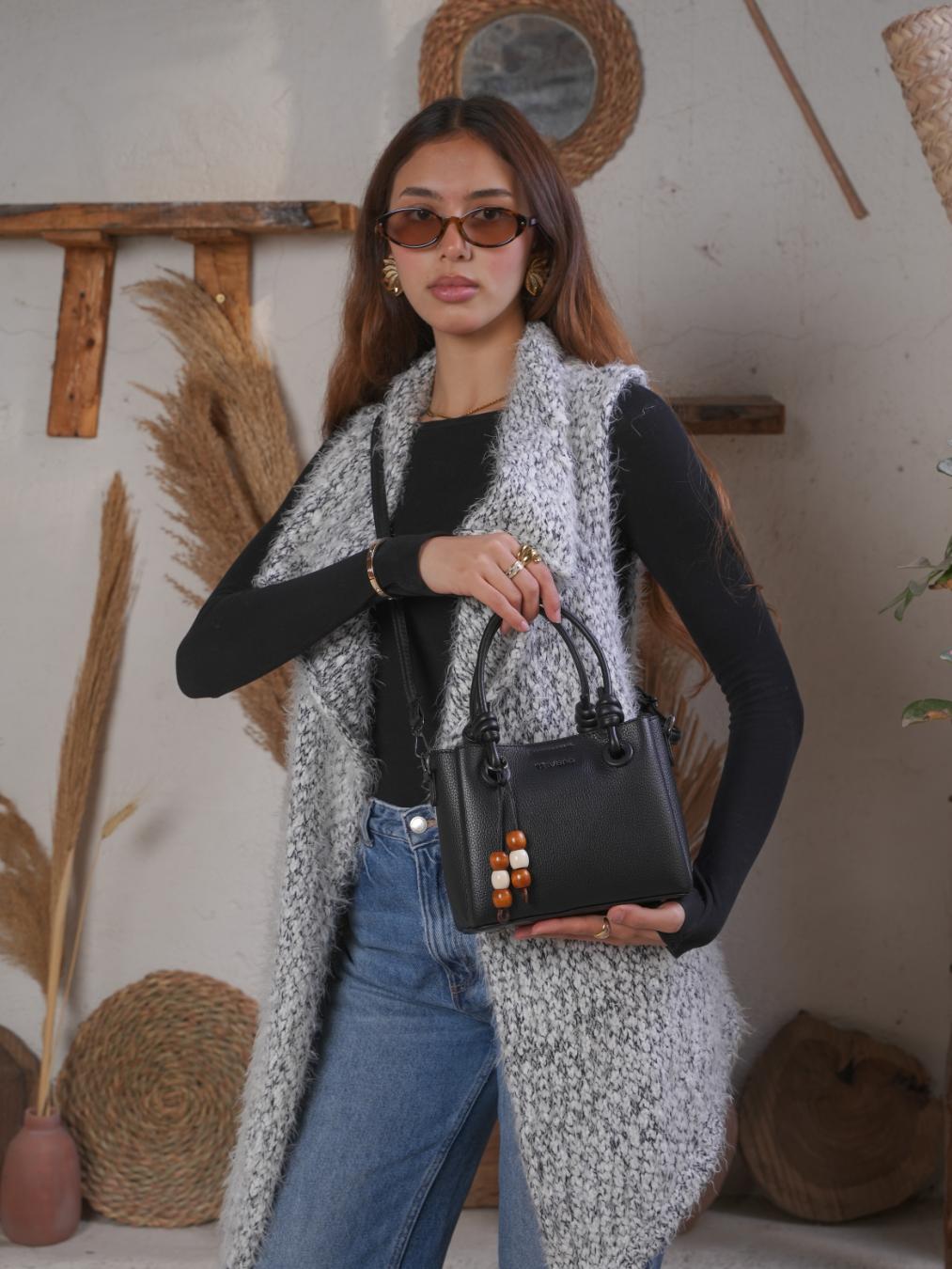 Versa Mini Bag With Cross Strap – Black