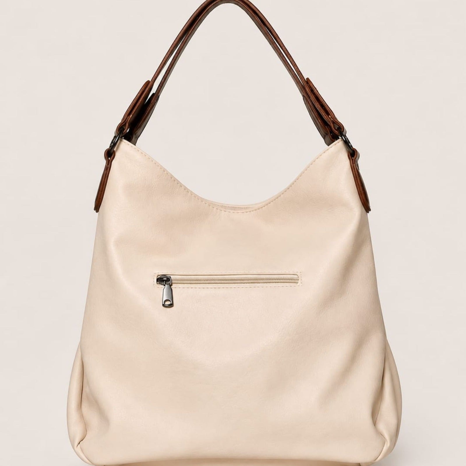 Tevano Heart Charm Hobo Shoulder Bag