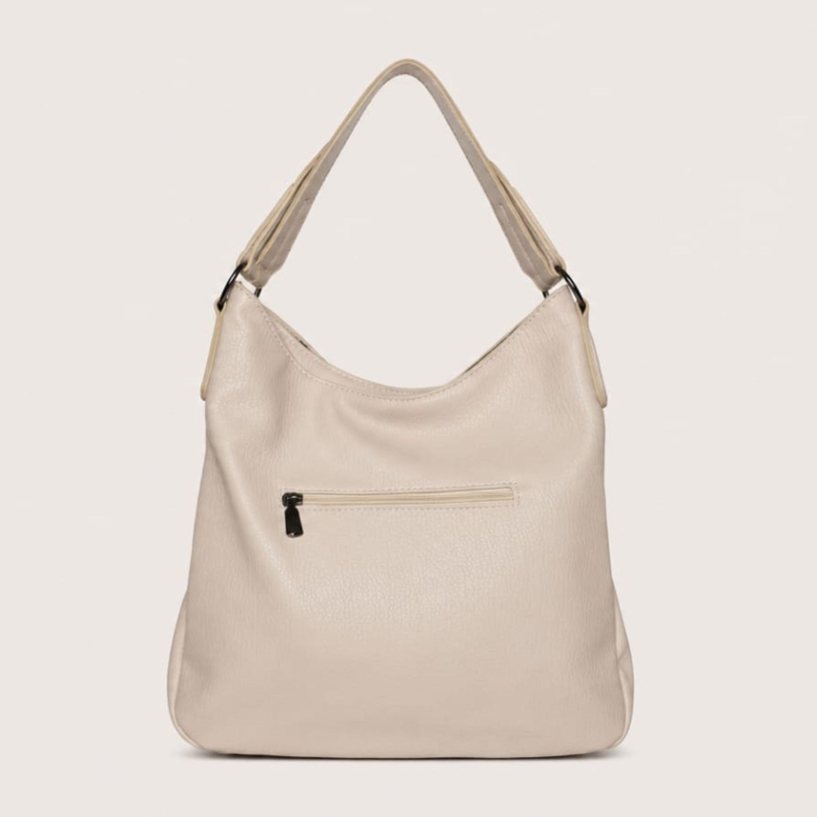 Tevano Heart Charm Hobo Shoulder Bag