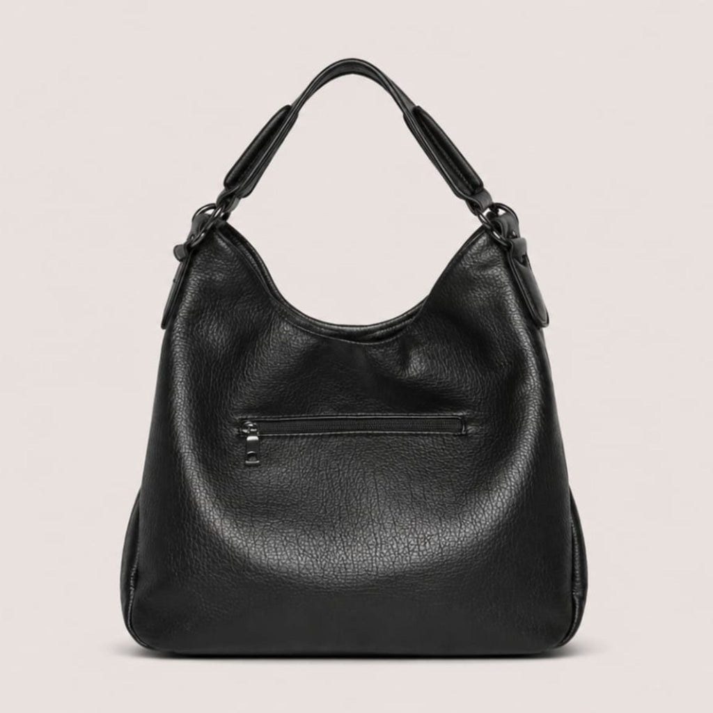 Tevano Heart Charm Hobo Shoulder Bag