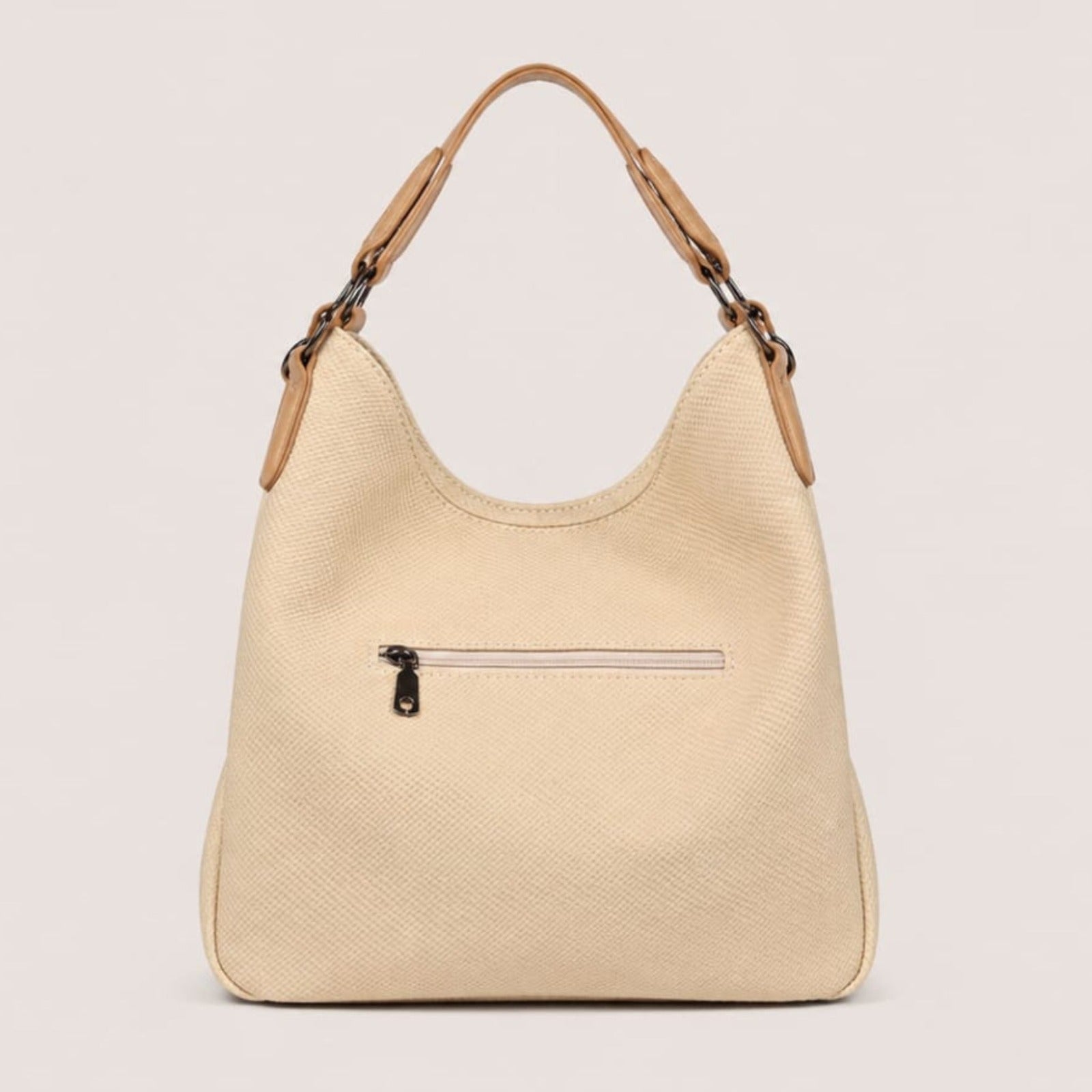 Tevano Heart Charm Hobo Shoulder Bag