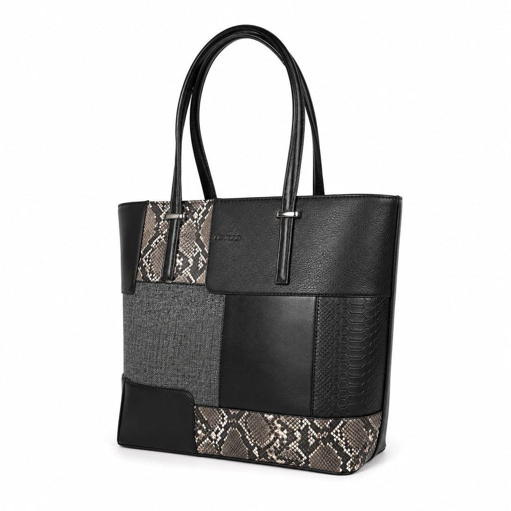 Tevano Harper Patchwork Tote Bag
