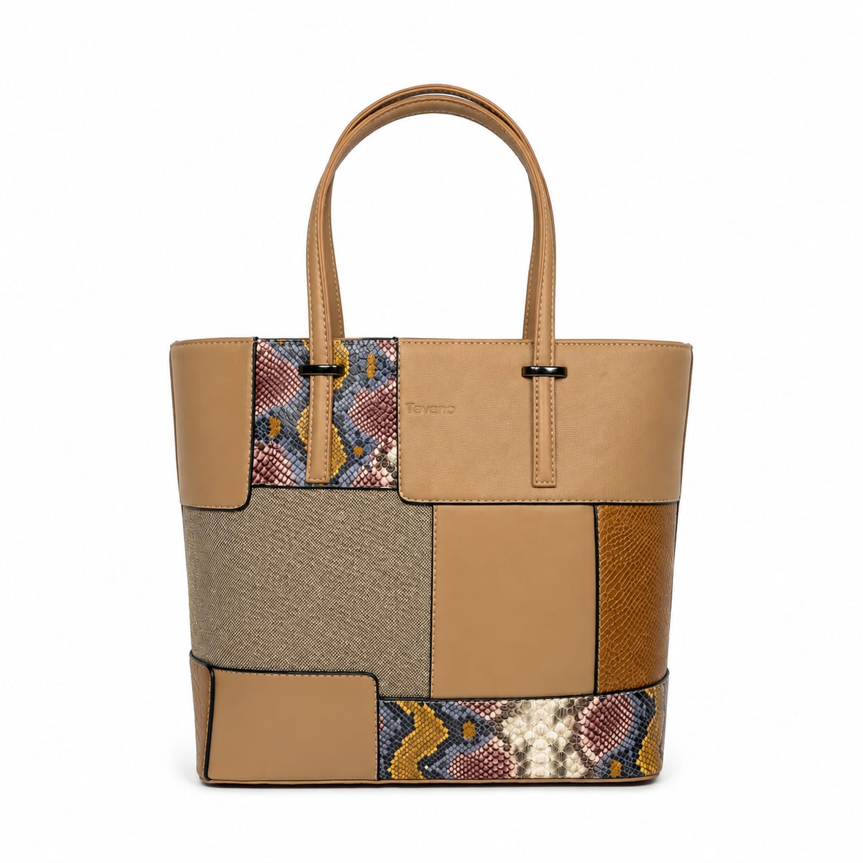 Tevano Harper Patchwork Tote Bag