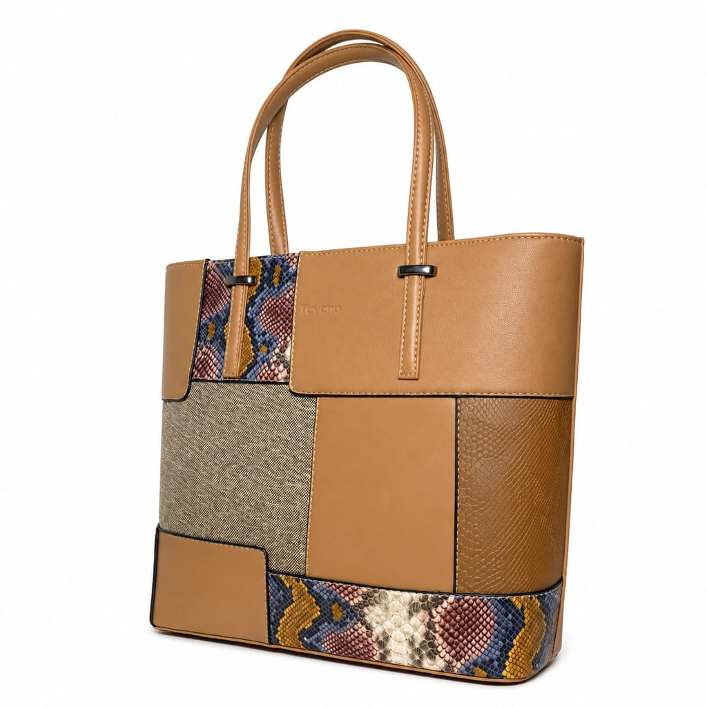 Tevano Harper Patchwork Tote Bag