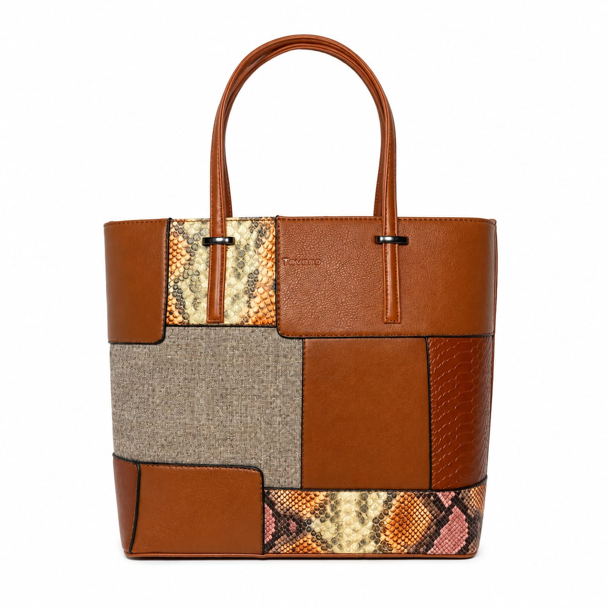 Tevano Harper Patchwork Tote Bag